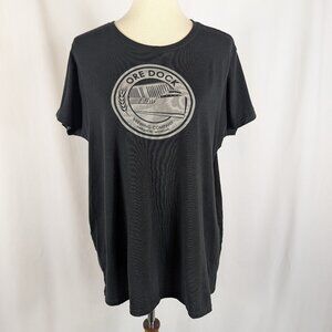 Ore Dock Brewing Short Sleeve T-Shirt Gray Marquette Michigan Craft Beer Sz 2XL